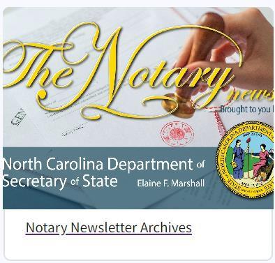 A screen shot of the north carolina website