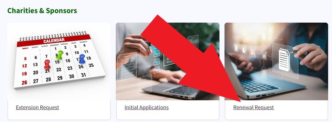 Figure 184. Select Renewal Request