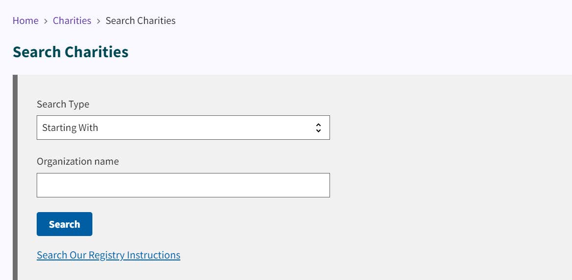 Figure 186. Organization name entry field