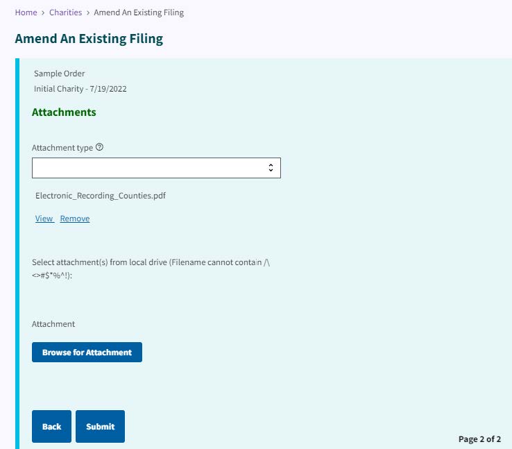 Figure 229. Attachment Type dropdown with selected file name