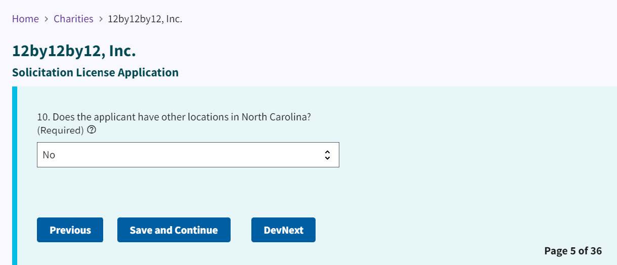 Figure 239. Dropdown for question