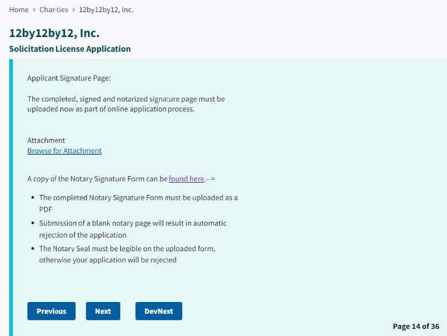 Figure 267. Applicant Signature page