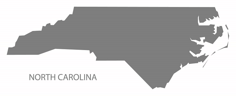 outline of north carolina